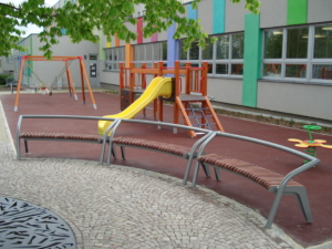 Dětské hřiště u základní školy ve Svitavách, 2016